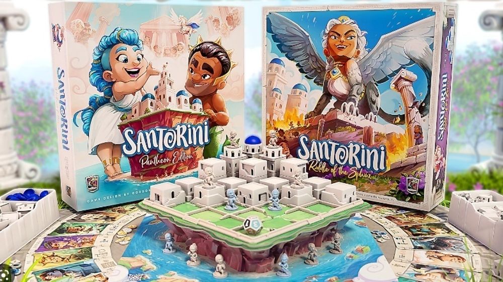 Santorini Pantheon Edition с дополнением Riddle of the Sphinx Santorini Pantheon Edition с дополнением Riddle of the Sphinx