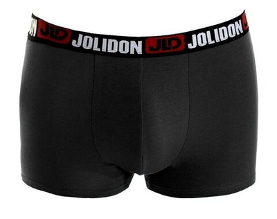 Мужские трусы-боксеры с широкой мягкой резинкой (Размер: L) (Цвет: черный)