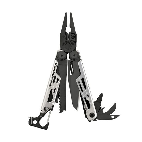 Мультитул-инструмент Leatherman Мод. SIGNAL BLACK & SILVER(чехол: нейлон BLACK L) 19 инструментов