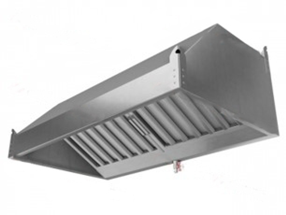 Зонт нержавеющий пристенный ЗВН 03 ,1200х900х400