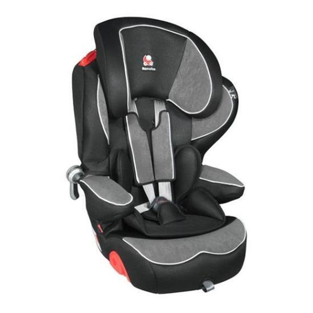 Детское автокресло Renolux Quickconfort гр. 1/2/3 (Черный/серый)