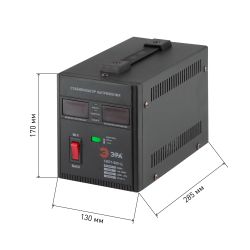 СНПТ-500-Ц ЭРА Стабилизатор напряжения переносной, ц.д., 140-260В/220/В, 500ВА | Переносные