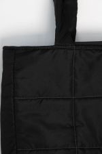 Сумка-шопер стеганая (черная) СШ07-46 LT Collection