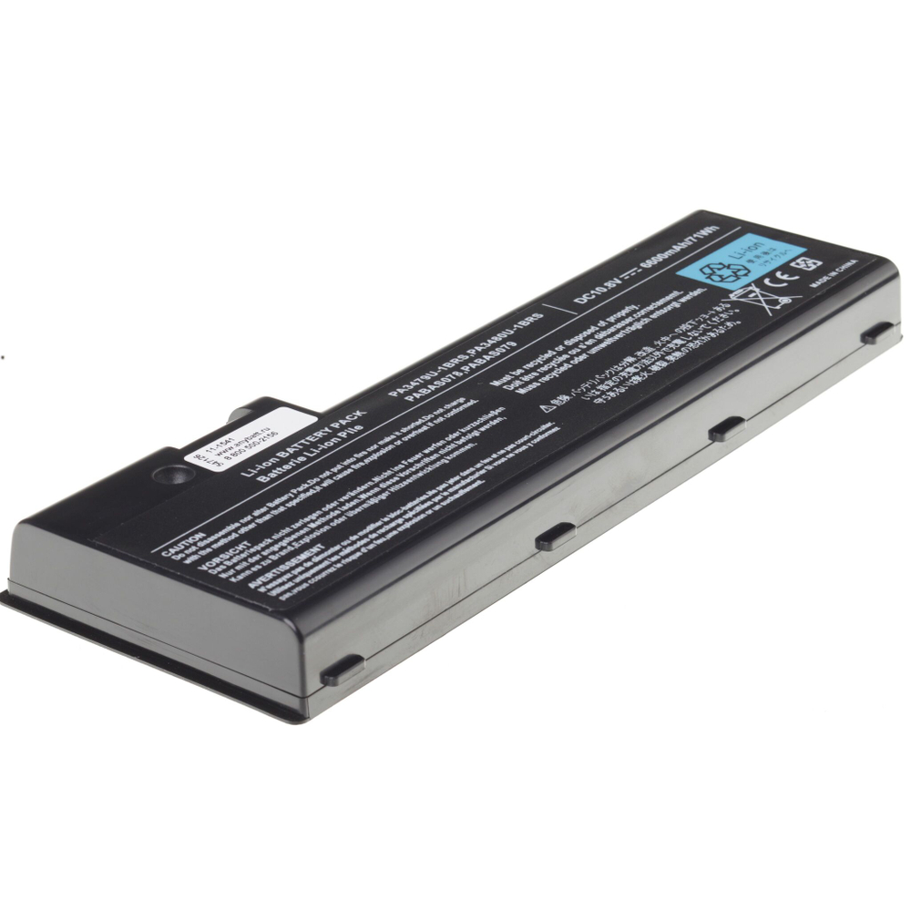 Аккумулятор AnyBatt 6600mAh для ноутбуков Toshiba PA3479U-1BRS, PA3480U-1BRS