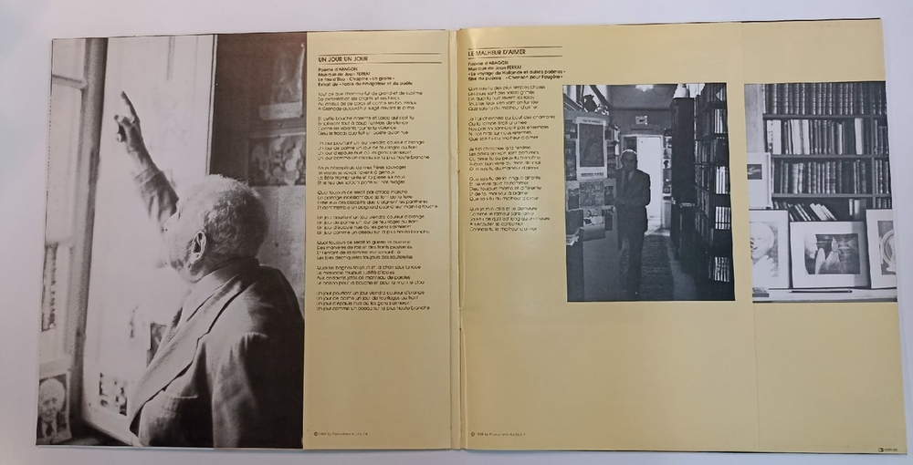 Jean Ferrat Ferrat Chante Aragon (France 1980?)