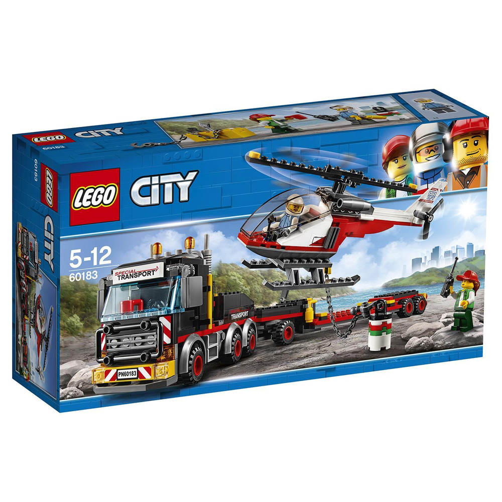 LEGO City: Перевозчик вертолета 60183 — Heavy Cargo Transport — Лего Сити Город