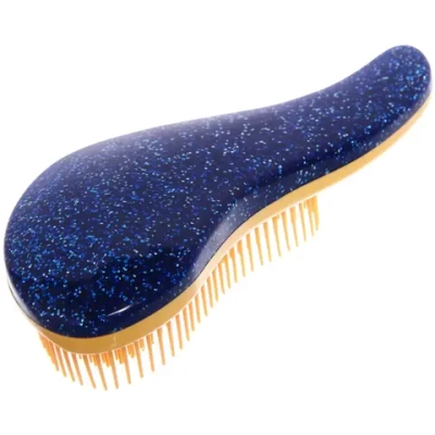 Расческа массажная «Компактная-блекс», цвет синий, 19см (в коробке)
