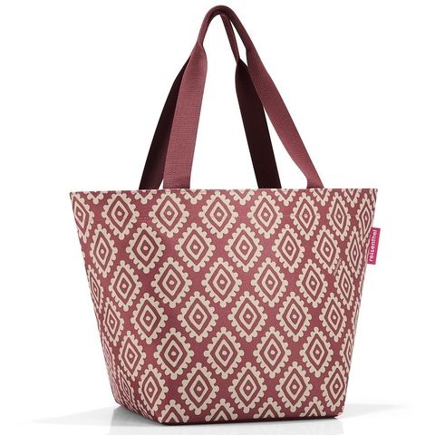 Сумка shopper m diamonds rouge