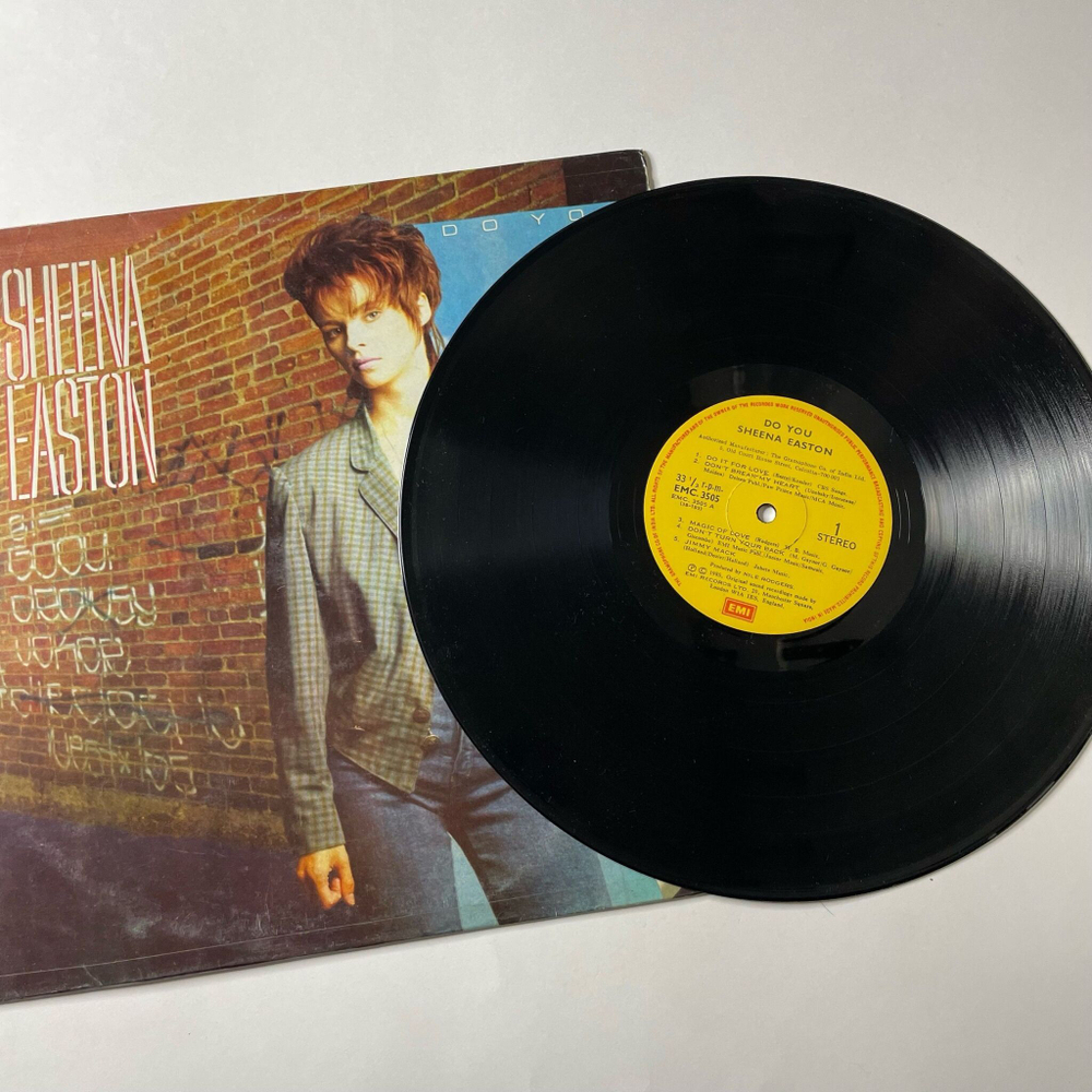 Винтажная виниловая пластинка LP Sheena Easton Do You (Индия 1985)