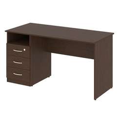 Nova S Стол письменный с тумбой левый В.СПТ-3 (L)  1400*650*750