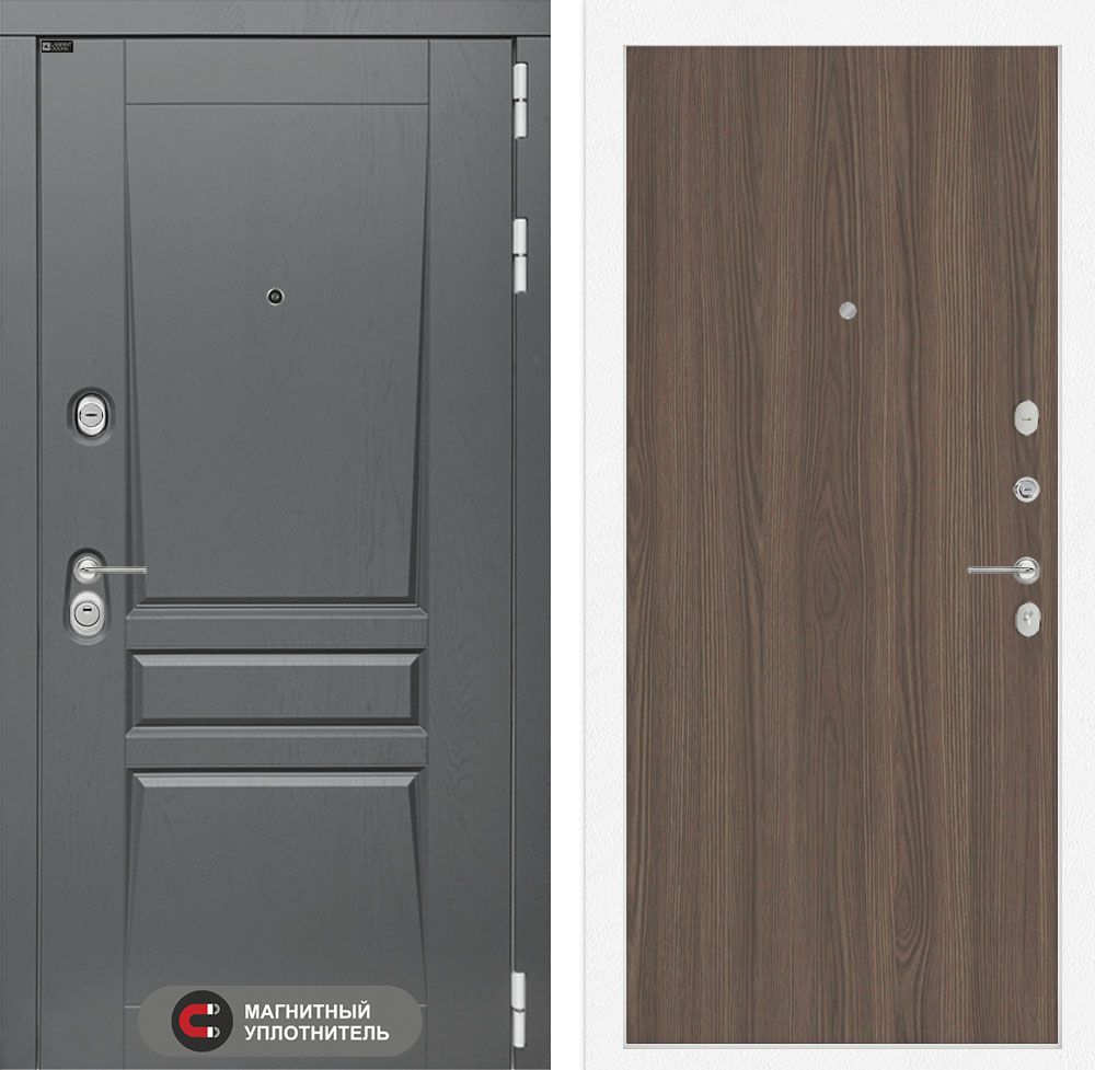 Входная дверь Лабиринт ПЛАТИНУМ - 05 Ясень Темный