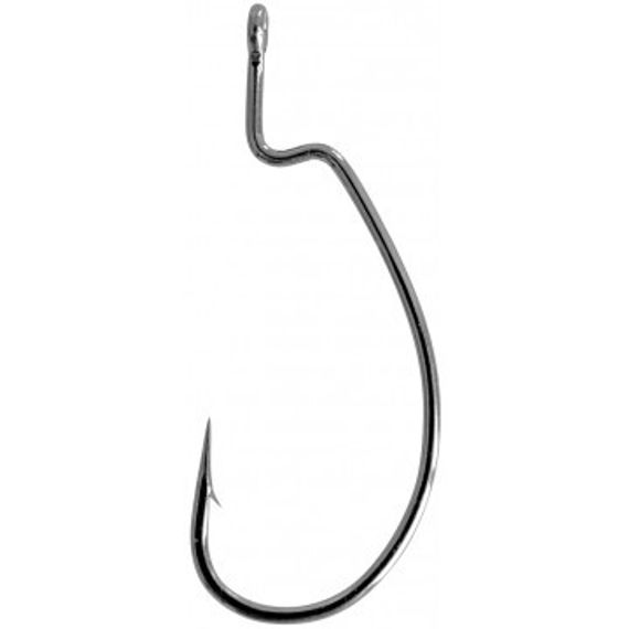 Крючок офсетный №1/0 цвет BN (5шт) Helios (HS-1205-1/0)