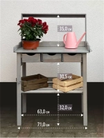 Стол садовый стеллаж для рассады цветов напольный