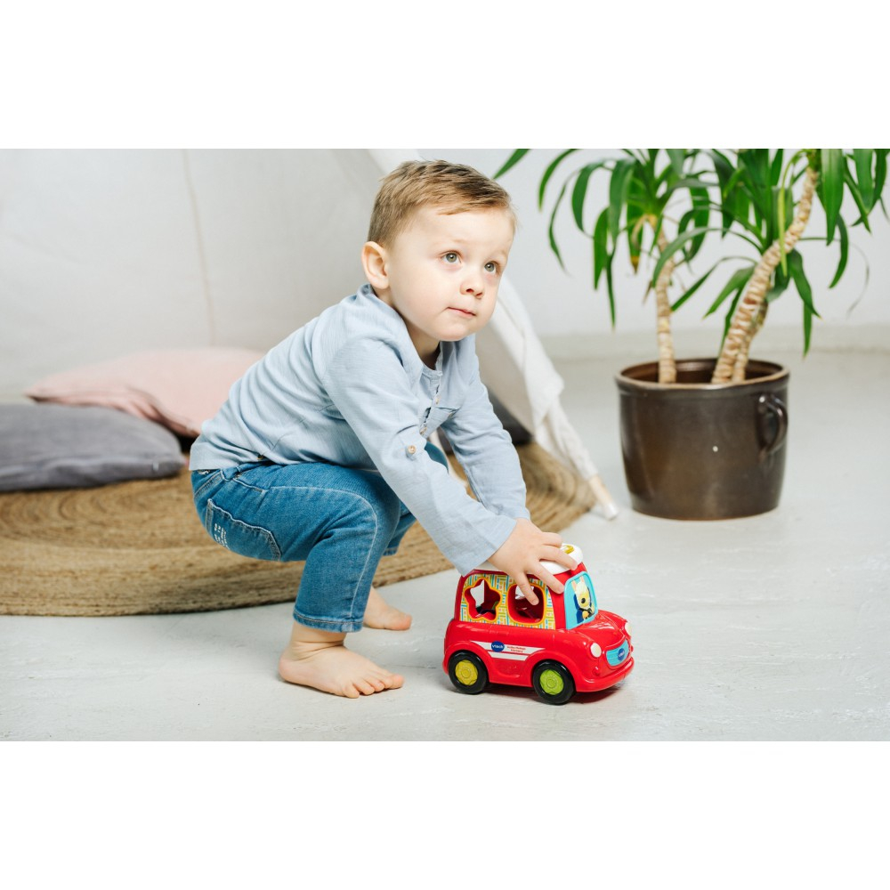 Развивающая машинка VTech 61487 Маленький водитель со светом и звуком для малышей от 12 месяцев — фото 3