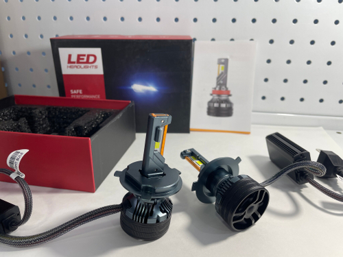 H4 LED / Лампы автомобильные HCF H4 6000K, 160 / 160 Ватт, 12 Вольт, светодиодные (2 шт./ комплект)