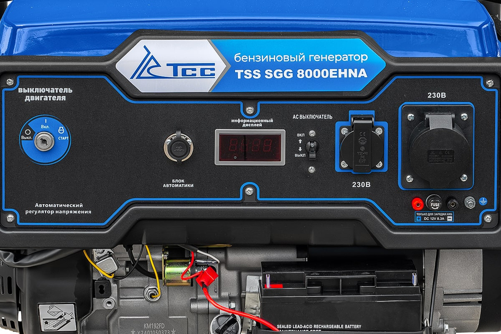 Генератор (8 кВт) TSS SGG 8000EHNA бензиновый