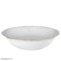 Lenardi 226-181 Салатник 27см MARIA GOLD в под.уп.(х12)Фарфор