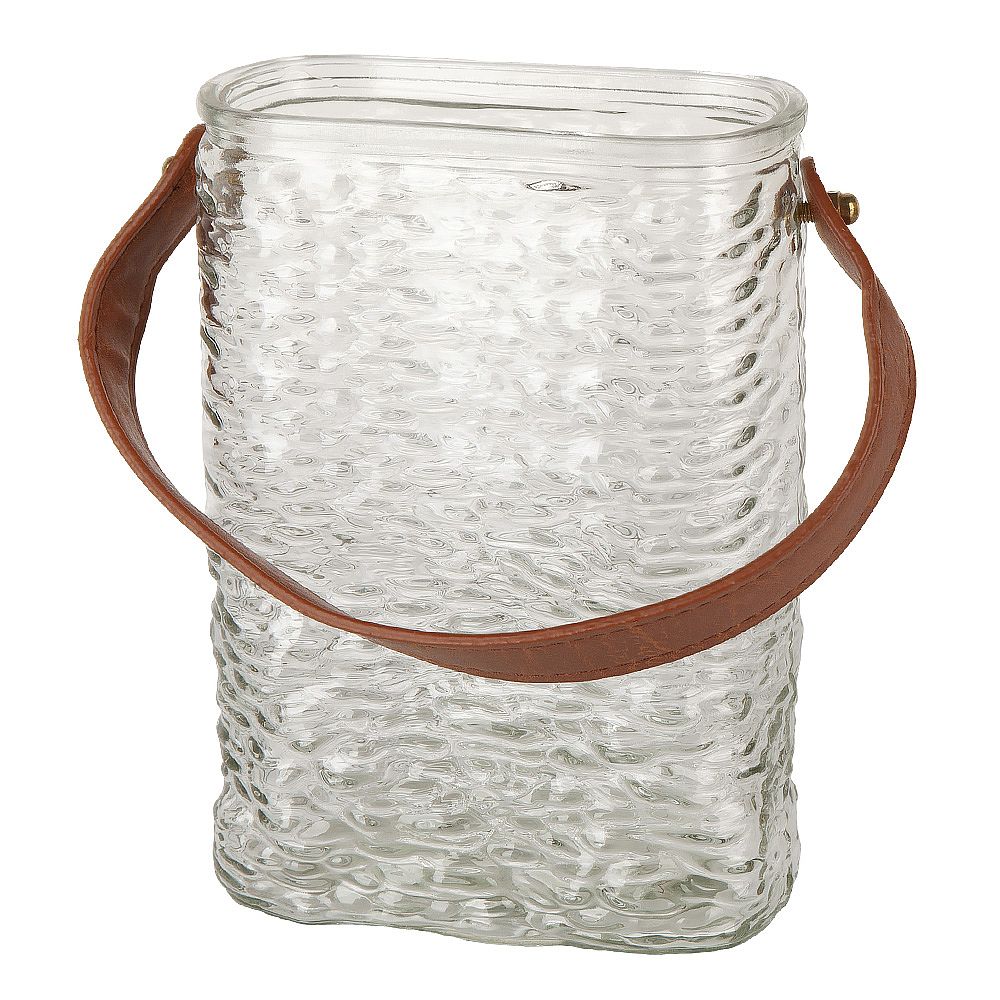 Ваза "Сумочка" h=17,5см, v=1200мл (стекло) (индивидуальная упаковка)