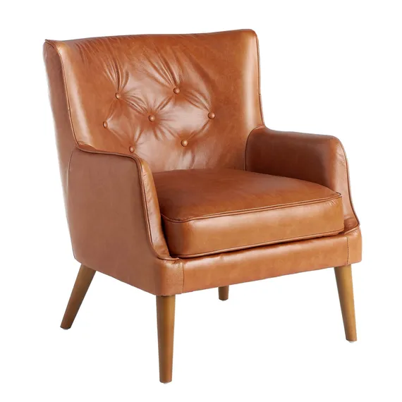 Кресло Angel Cerda 5053, коричневая кожа