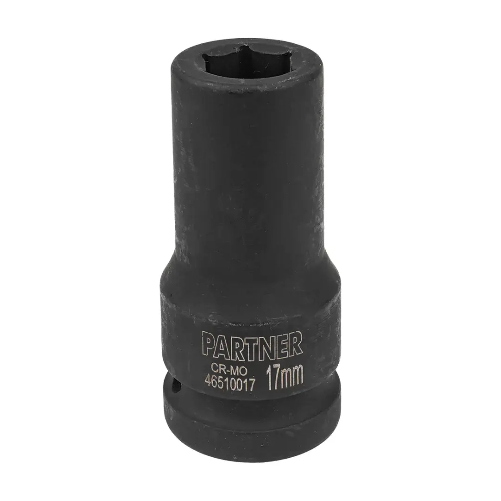 Головка ударная глубокая 17мм (6гр),3/4'' Partner PA-46510017