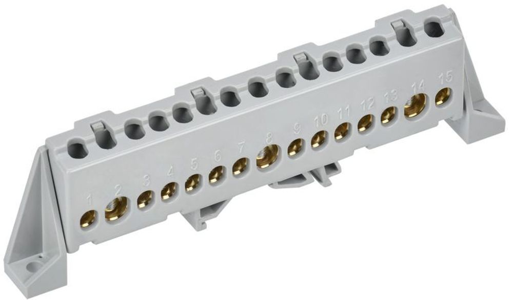 Шина L "фаза" в комб. изол. "Стойка" 8х12-15-Ср TEKFOR IEK TF-NN20-15-DP-K03