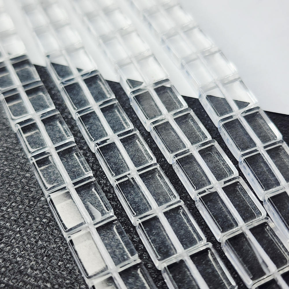 Бусины стекло, хрустальные квадраты 10мм, штучно