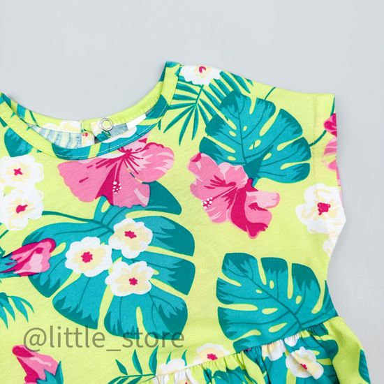 Платье хлопковое, Цветочная фантазия