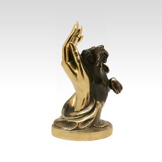 Скульптура "Бассет" (серия "Нежность")