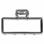 Краб для волос 4 см, серебристый, MONTE VITA, 457018