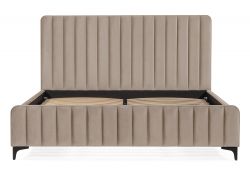 Двуспальная кровать Амелия 160х200 без ПМ бежевая