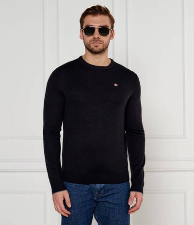 Шерстяной свитер DAMAVAND Napapijri - черный(NP0A4GJU)