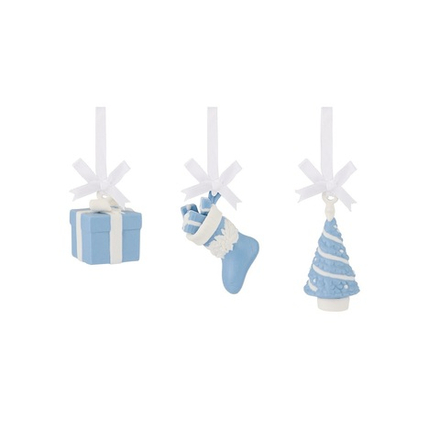 Wedgwood - Набор из 3-х подвесок &quot;Рождественские украшения&quot; 3,2см Праздничный / артикул   1055766  / GTIN 701587437783