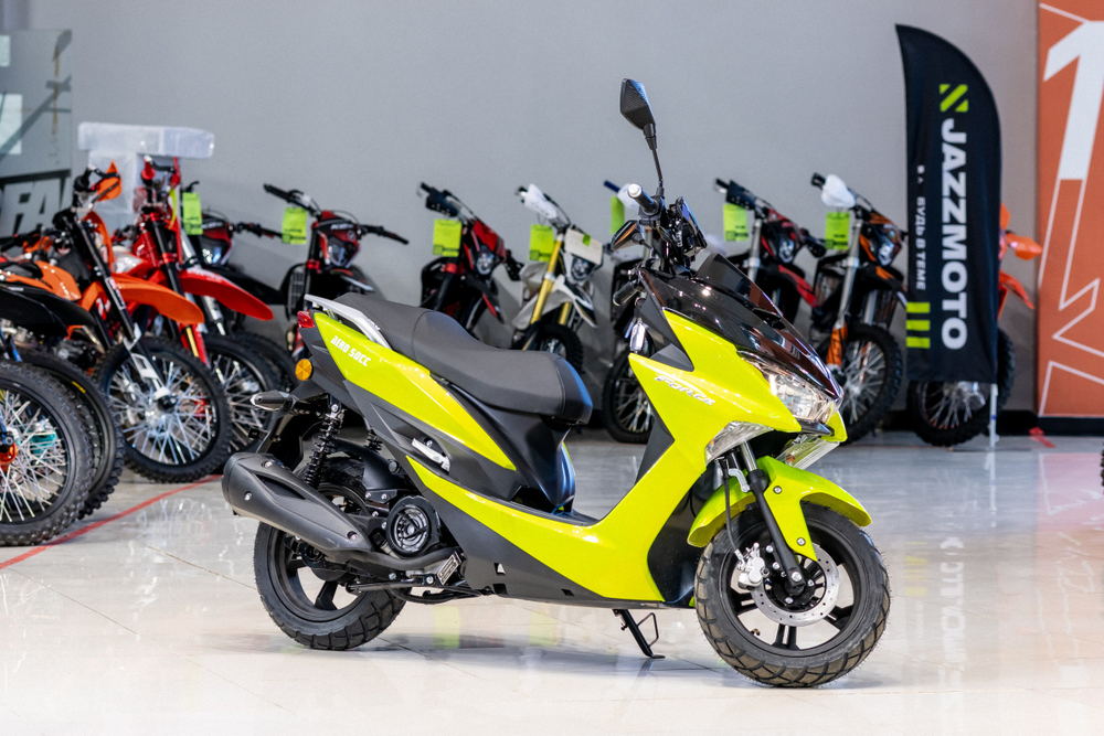 Скутер TMBK SCOOTER AERO 50cc Green Black