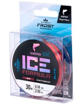 Леска монофильная зимняя Salmo Elite ICE FORMULA Wine red 030/018