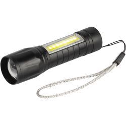 Светодиодный фонарь Трофи UA-101 аккумуляторный 3Вт LED + 3Вт COB оптический Zoom 3 режима | Универсальные  фонари