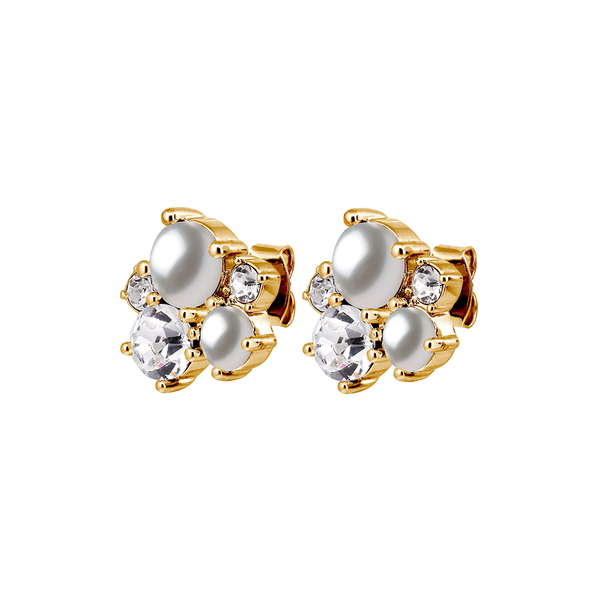 Серьги Dyrberg Kern MINNIE SG CRYSTAL / WHITE PEARL 480161