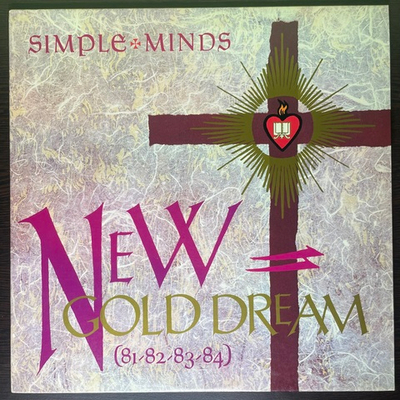 Simple Minds ‎– New Gold Dream (81-82-83-84) США 1983г. Gold/Purple Marbled, Translucent