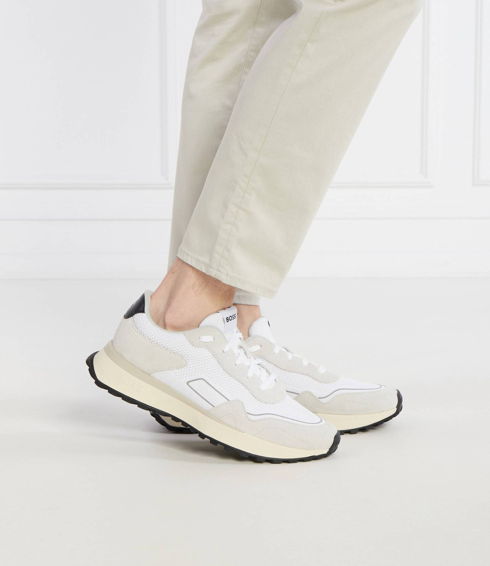 Кроссовки Jonah_Runn_knsd BOSS BLACK - бежевый(50517404)