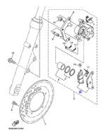 Колодки передние XC125E, YBR125