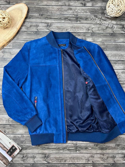 Кожаный бомбер Kiton