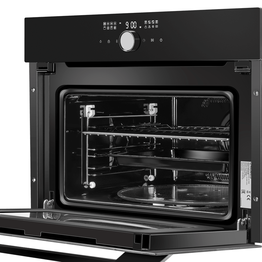 Компактный духовой шкаф с функцией СВЧ MAUNFELD XCMO4418GB Matt