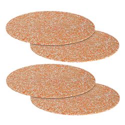 Набор из 4-х сервировочных ковриков из пробки и переработанного материала Recork, Ø30 см