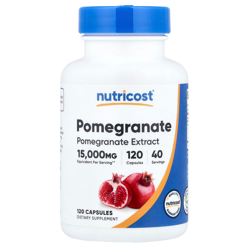 Nutricost, гранат, 120 капсул (333 мг в 1 капсуле)