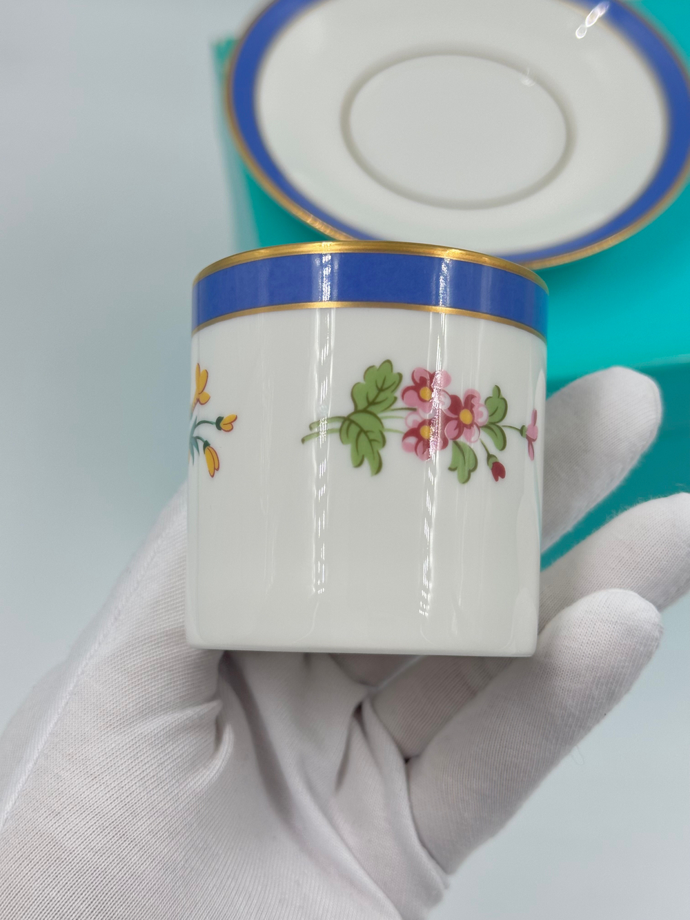 Набор из 2 кофейных пар Tiffany & Co, Tiffany Floral