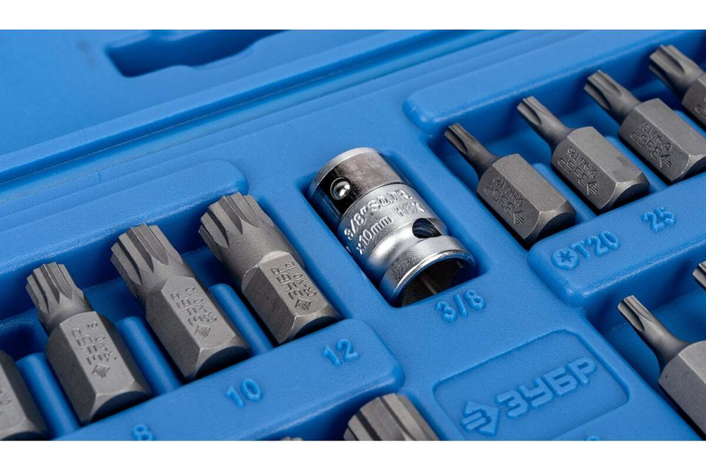 Специальные биты ЗУБР HEX TORX SPLINE 40 шт. 2653-H40_z01