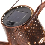 Светильник дачный на солнечной батарее «Чайник Бабочки» 30*14,5*15 см, 36 ламп LED (6 нитей, длина 60 см, подставка 80 см)