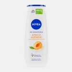 Гель-уход для душа Крем и абрикос NIVEA 250мл