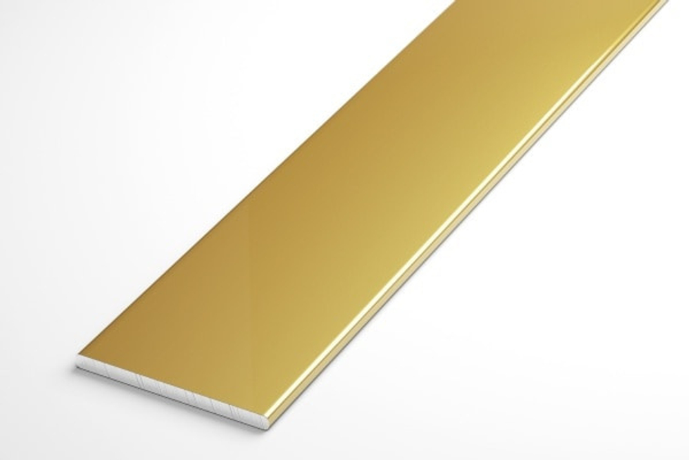 Штанга плоская Лука 40*2 ШПл 05.2000.502л золото