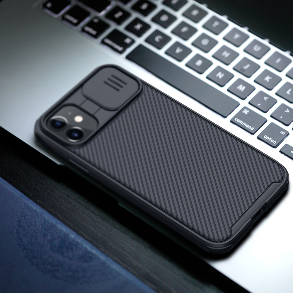 Чехол усиленный двухкомпонентный от Nillkin для iPhone 11 серия CamShield Pro Case с защитной шторкой для камеры