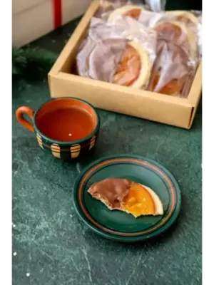 Апельсин в шоколаде "Новогодний вкус" 8 шт.